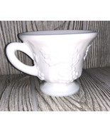 Vintage White Milk Glass Indiana Harvest Grape Tea Coffee Cup Replacement - £3.12 GBP