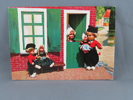 Vintage Postcard - Postiljon Motel Arnhem Dutch Dolls -  Vita Nova - £11.99 GBP