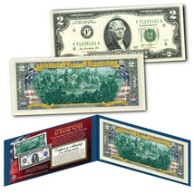 1918 Series De Soto Discovering the Mississippi $500 FRN on a New U.S. $2 Bill - £11.17 GBP