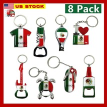 8 Pack of Mexico Keychain Souvenir, Bottle Opener, Mexico Gift Bundle, Bulk - £13.15 GBP