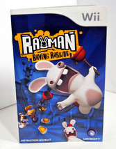 Instruction Manual Booklet Only Rayman Raving Rabbids Wii Ubisoft 2006 No Game - $7.50