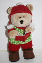 Starbucks Bearista Bear 11&quot; The Mouse Writer Book Plush Soft Toy Stuffed 2010 - $12.60