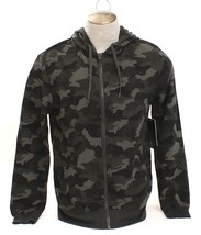 90 Degree Green Camouflage Zip Front Hoodie Hooded Jacket Sweatshirt Men... - £62.99 GBP