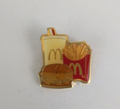 Quarter Pounder With Cheese Combo Meal McDonald's Employee Lapel Hat Pin - $14.07