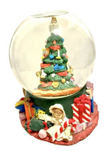 San Francisco Music Box Company 1994 Christmas Tree Snowglobe W Music Vintage - £32.07 GBP