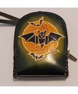 Bats Leather Wristlet Mini Backpack Wallet Change Coin Purse Charm Pouch... - $23.00 CAD