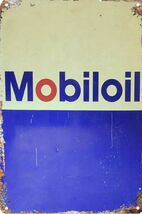 Mobil Exxon Retro Vintage Gas Gasoline Oil Tin Sign 8x12 inches Station Rrf - $46.09 CAD