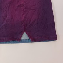 Wild Fable Women's Purple Coated Cotton Blend Pull-On Skirt Size 24W image 8