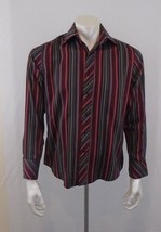 Oxemberg Dusseldorf  Size  Small Multi Color Striped Long Sleeved Dress Shirt - £7.82 GBP