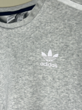 Adidas Youth Pullover Sweater Gray Blue Kids Size XL 15 Y Activewear Com... - $9.93