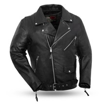First Manufacturing Fillmore Leather Motorcycle Jacket - £198.32 GBP