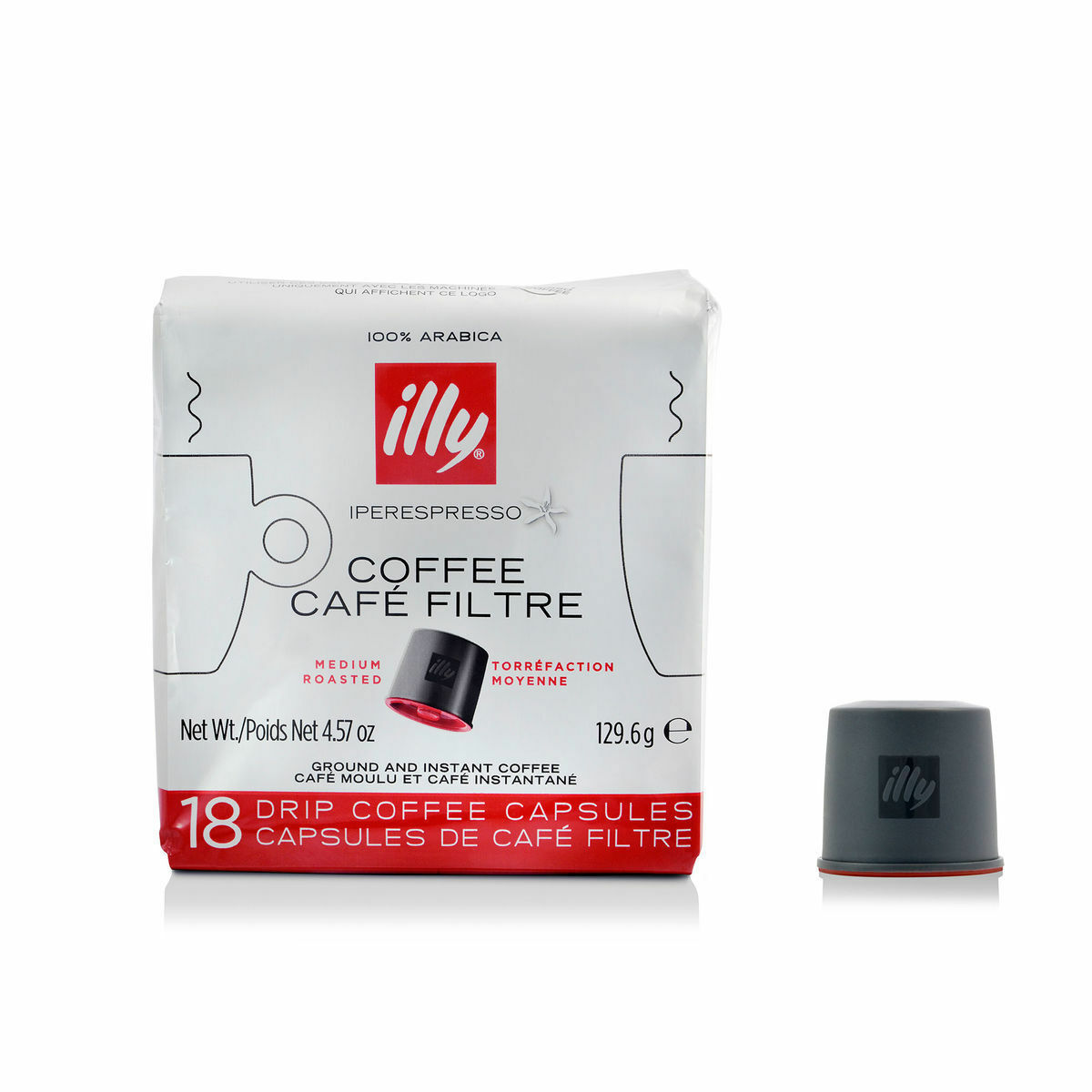 Illy - iper 18 Coffee Capsule Cube Medium Roast - $24.95