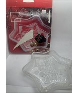 Mikasa Christmas Star Tree Candy Dish 9 1/4” SA 950/210 Clear Glass Holi... - €11,83 EUR