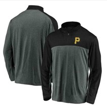 Fanatics Men&#39;s Pittsburgh Pirates Quarter Zip Pullover Windshirt  Jacket Black M - £26.60 GBP