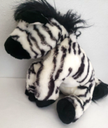 Toys R Us Animal Alley Zebra Floppy Plush Stuffed Toy White Black Stripe... - £19.45 GBP