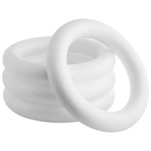 4 Pack Foam Wreath Forms, 10 Inch Rings For Crafts, Diy Projects, Holida... - £30.80 GBP