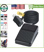 15A Momentary Foot Switch with 3-Prong Piggyback - Suitable for Power Tools - $23.82 CAD