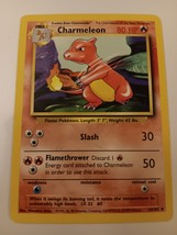 Pokemon 1999 Base Set Charmeleon 24 / 102 NM Single Trading Card - $9.99