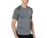Nike Men&#39;s Pro Slim Fit Dri-fit Training Top Dark Smoke Grey BV5633-2XL - $21.97