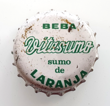 CORK BOTTLE CAP ✱ Vitasumo Laranja  VTG Soda Chapa Kronkorken Portugal 6... - $12.86