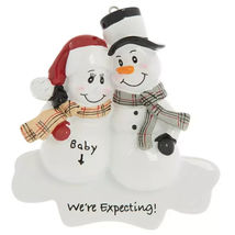 The Christmas Shoppe We're Expecting Snowmen Ornament - $15.83