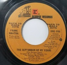 Frank Sinatra 45 EP The September . . . Softly, as I . . . Reprise Records Rare - £6.40 GBP