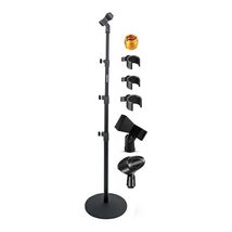 5 Core Microphone Stand 3 Level Height Adjustable 24-67" w Heavy Duty Ro... - $41.44
