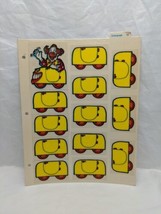 Vintage 1970s Limpygraph 16 Diecut Sheet Clown And Clown Cars - $79.19