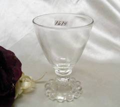 1614 Antique Anchor Hocking Clear Berwick Boopie Juice Glass - $4.00