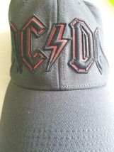 Vintage 2005 AC/DC Tour Concert Spell Out Logo Fitted Cap Hat - $29.69