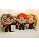 Harry Potter, Hermione, Ron, &amp; Hagrid Wizarding World Plush Lot of 4 - $41.14 CAD