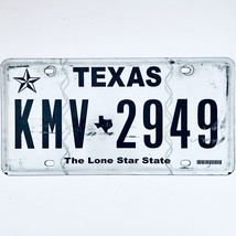  United States Texas Lone Star Passenger License Plate KMV 2949 - £13.22 GBP