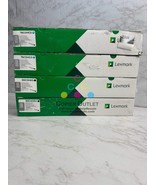 4 OEM Lexmark CX921,922,923,924 High Yield Toner 76C0HC0,86C0HK0(Cyanx2,... - $10,915.85 MXN