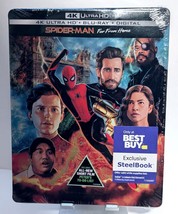 SPIDER-MAN: FAR FROM HOME 4K &amp; HD BLU-RAY STEELBOOK *SEALED* Best Buy Ex... - £41.40 GBP