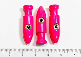 Bullet Lead Sea Witch Lure Heads Hot Pink 180 gram Package of 3 for Fishing - £21.54 GBP