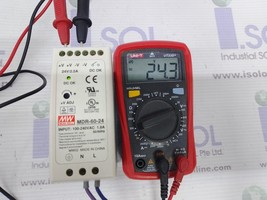 Mean Well MDR-60-24 Rail Mounted Power Supply - $503.27 MXN