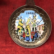 VTG 1969 Klepa Arts Frohe Weihnachten Spoon Germany Enamel Merry Christmas - £6.16 GBP