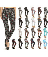 Womens High Waist Holiday Print Graphic Soft Leggings Reg and Plus Size - $18.95 CAD+