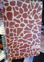 Giraffe Print Global Printed Products Journal Notebook Diary 67 Sheets 8x5&quot; - $3.14