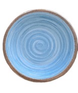 Four (4) Elama ~ BLUE RIPPLED TIDE ~ Melamine ~ Lightweight ~ 8.75&quot; Sala... - $643.13 MXN