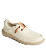SPERRY TOP-SIDER Men&#39;s Captains Moc Toe Hemp Boat  Shoe, Size 11, Ivory,... - $1,269.78 MXN