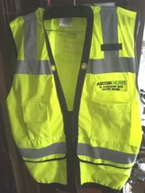 Belmont Park / USB Safety Reflective Vest Size Large Premium zipper - £19.55 GBP