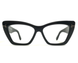 Tom Ford Eyeglasses Frames Wyatt TF817 01B Polished Black Thick Rim 56-1... - £164.76 GBP