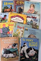 Lot of Vintage Little Golden Books from the 1960&#39;s &amp; 1970&#39;s - Fair Condition - £9.59 GBP