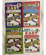  Lot of 4 Good Time Easy Super Jumbo Crosswords Puzzles Book 2020/21 Lot#2 - £17.94 GBP