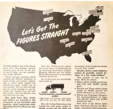 1944 Fruehauf Trailer Company Advertisement WW2 Era Trucking Detroit DWP7B - €21,44 EUR