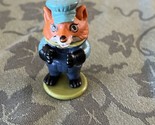 Vtg PlaySkool Richard Scarry Lowly Puzzletown Train CONDUCTOR Dog Figure... - £12.44 GBP