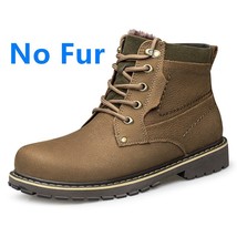 Big Size 38-50 Men Boots Italy Handmade Genuine Leather Ankle Military Boots Mot - £84.83 GBP