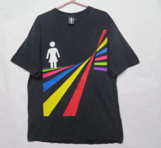 Rare Htf Vtg Girl Skateboards Shirt T-SHIRT Black Skate Street Xl Dvs Crail Tap - £93.84 GBP