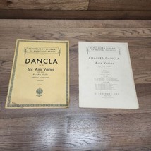 Schirmer&#39;s Library of Musical Classics Dancla Six Airs Varies Violin She... - $9.66